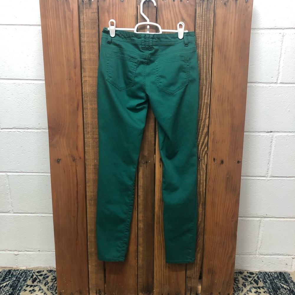 Mossimo Supply Co. size 5 green skinny jeans - Picture 7 of 7